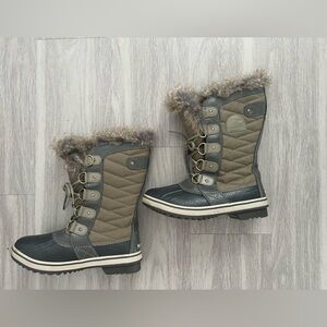 Sorel Women's Winter Boots - Gray and Tan 6.5